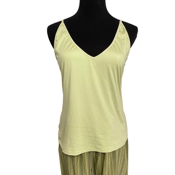 Victoria Secret Satin Pajama Set Wide Leg Pants Camisole Tank Top Womens L Y2K - Picture 2 of 15